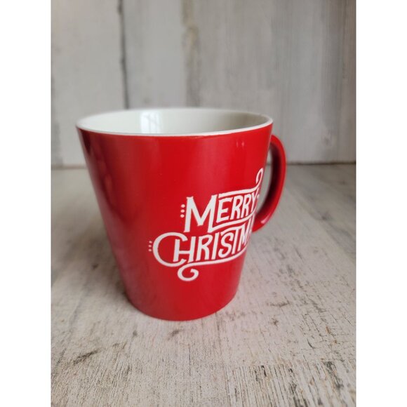 Hallmark Merry Christmas red mug Xmas home holiday kitchen decor - Picture 2 of 7